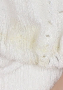 Womens UK Size 8 PRETTYLITTLETHING White Cropped Blouse