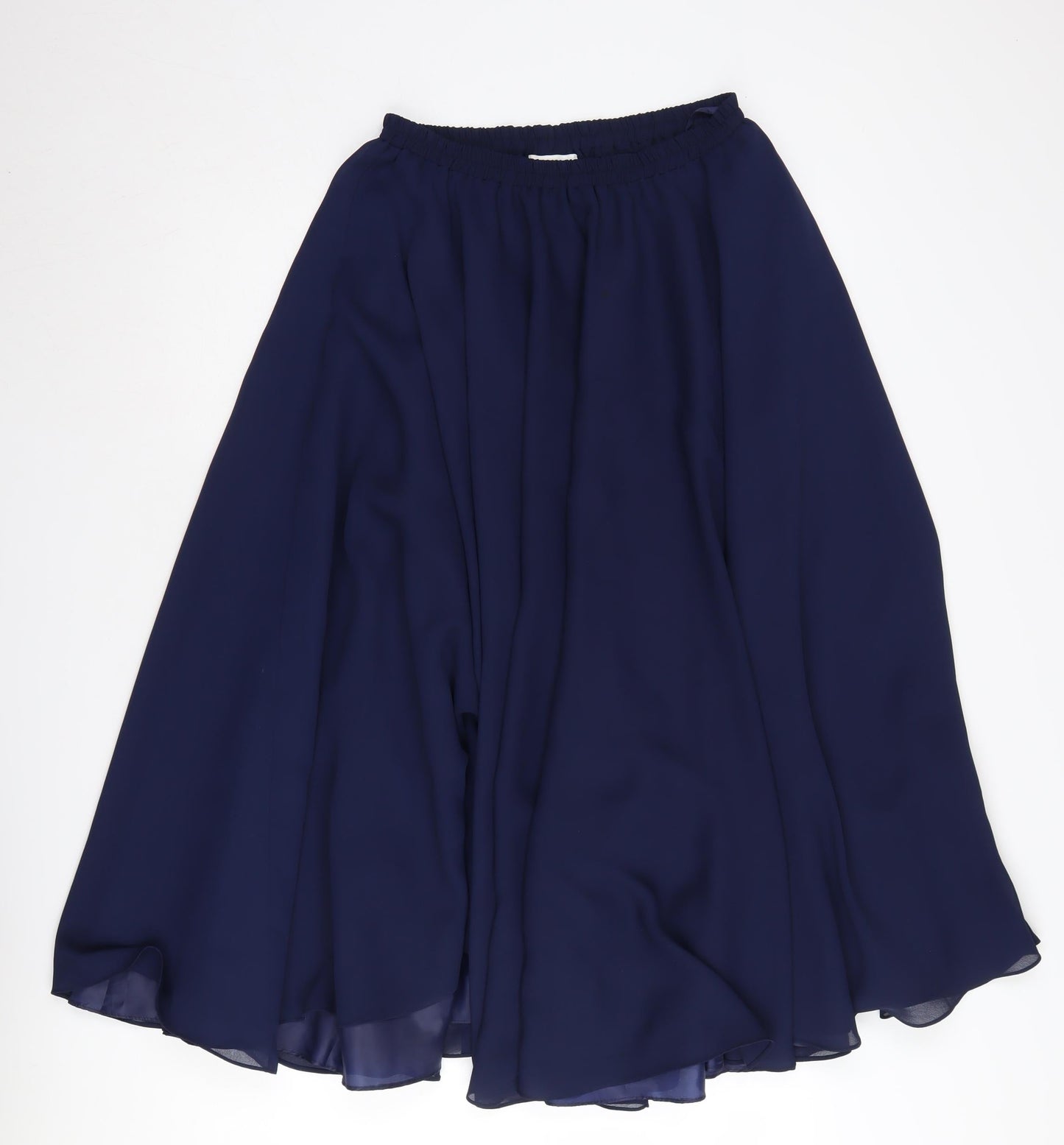 Leslie Fay Women's Blue Midi Flare Skirt M