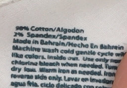 St. John's Bay Women's White Straight Corduroy Jeans Size 8