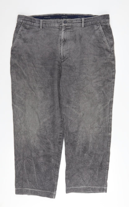 Farah Men's Grey Corduroy Trousers, Size 40, Autumn/ Winter