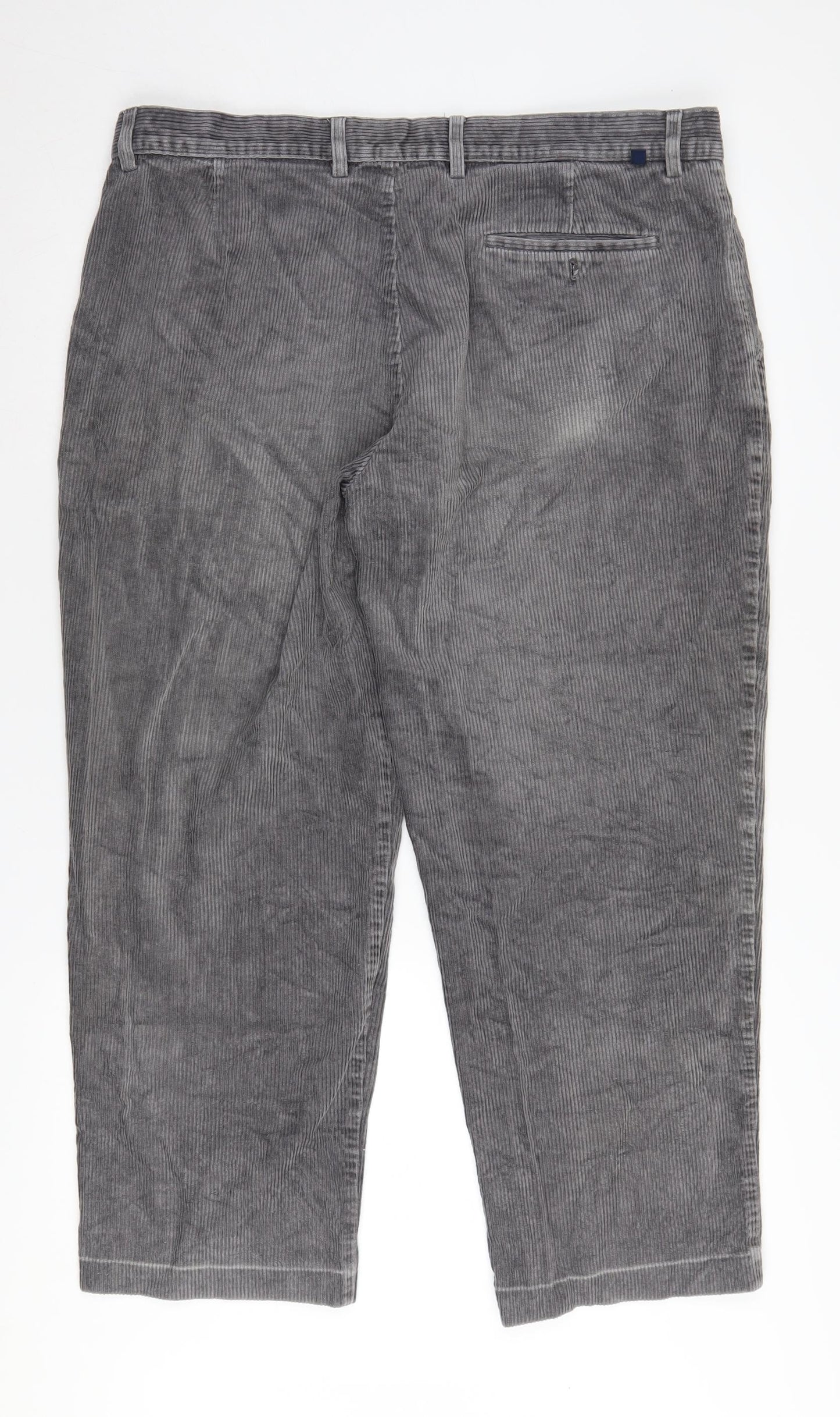 Farah Men's Grey Corduroy Trousers, Size 40, Autumn/ Winter