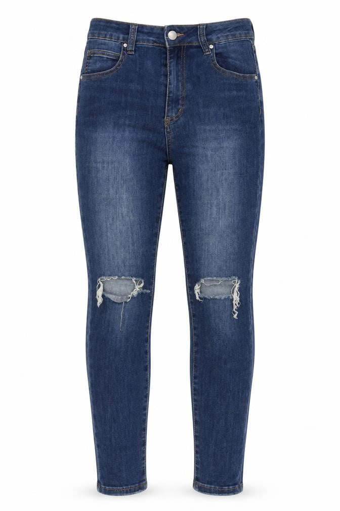 Womens UK Size 10 Cotton On Regular Fit Skinny Blue Jeans