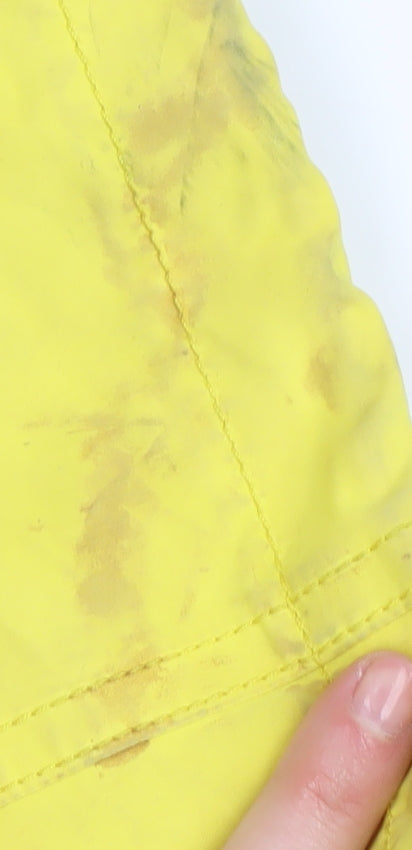 Arket Yellow Anorak Jacket Unisex Size 26 Casual Hooded