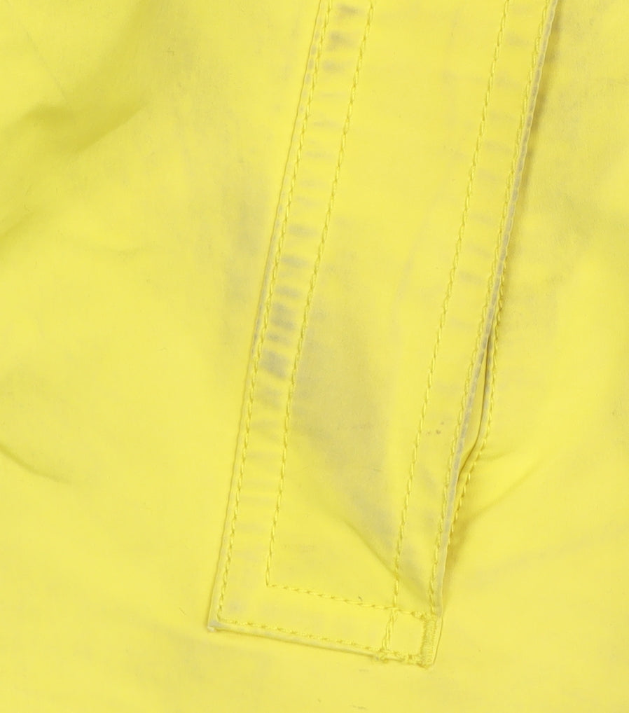 Arket Yellow Anorak Jacket Unisex Size 26 Casual Hooded