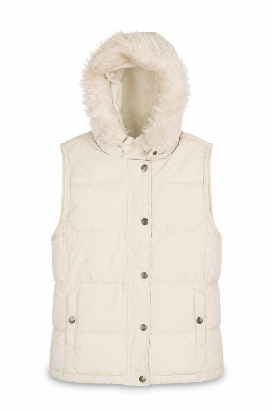 Womens UK Size XS Gap Ivory Puffer Jacket