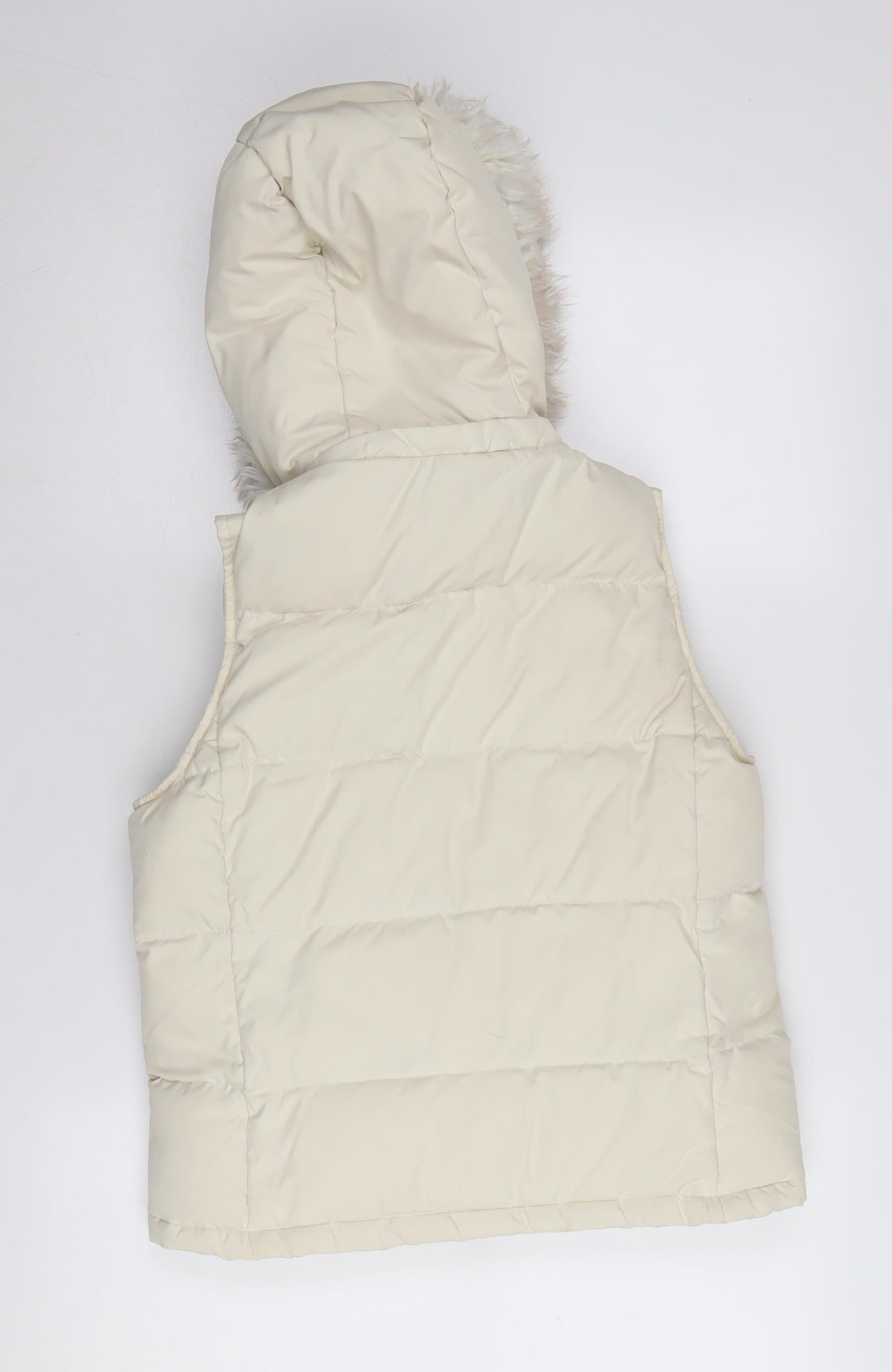 Womens UK Size XS Gap Ivory Puffer Jacket