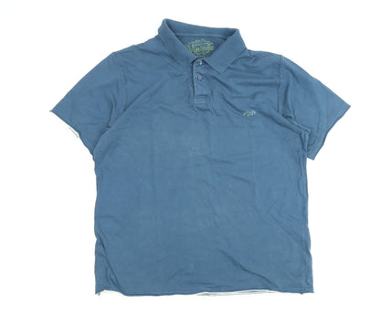 Marks and Spencer Blue Men's XL Polo, Vintage Style
