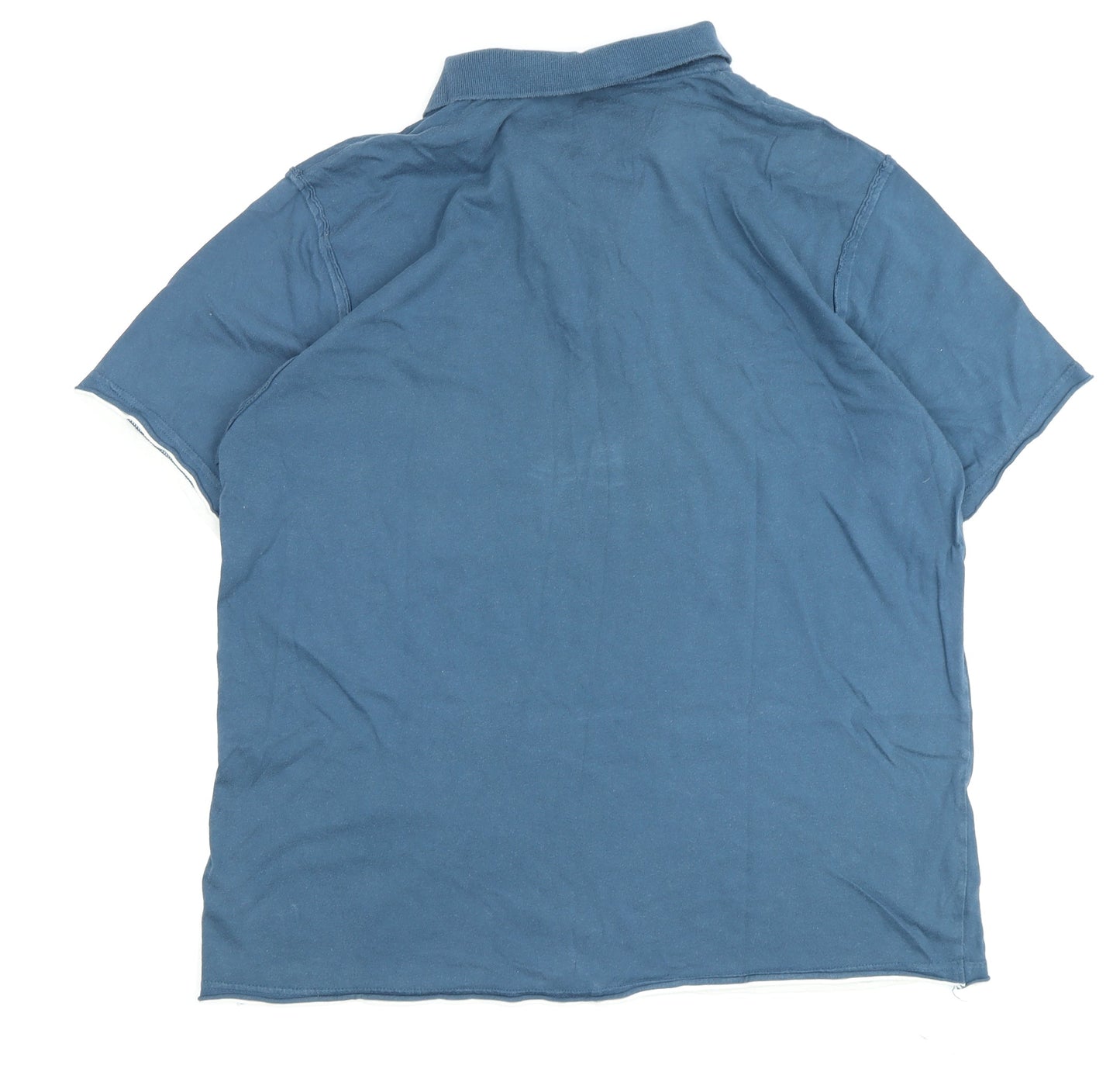 Marks and Spencer Blue Men's XL Polo, Vintage Style