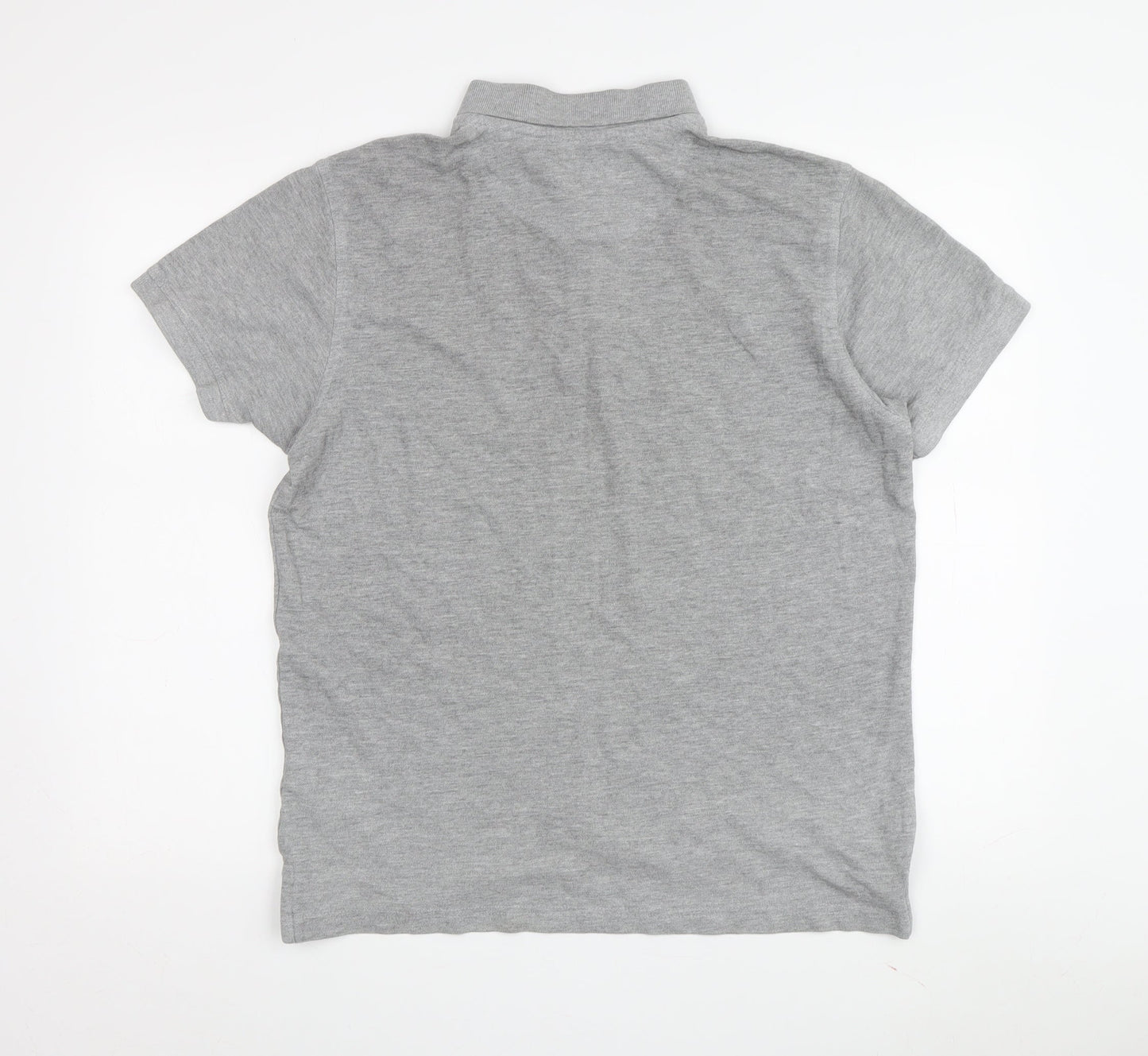 Pierre Cardin Men's Grey Polo Shirt M Solid