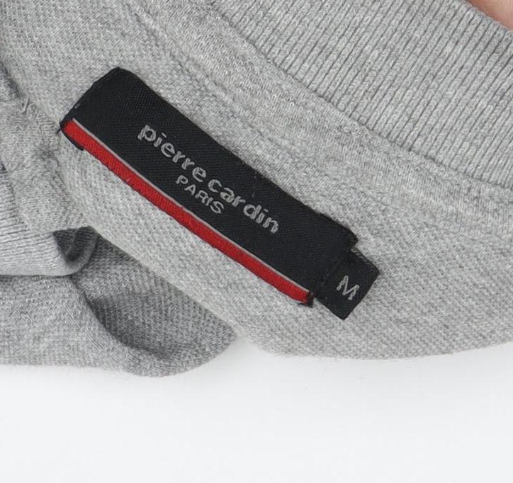 Pierre Cardin Men's Grey Polo Shirt M Solid