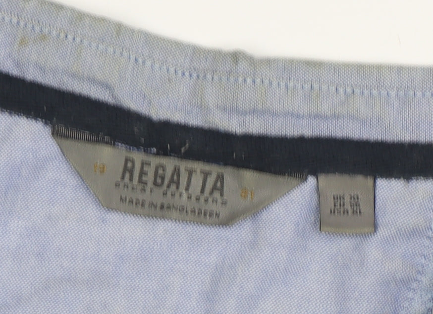 Regatta Men's Grey Cotton Polo Shirt, Size L