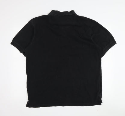 Timberland Men's Black Polo Shirt Size L