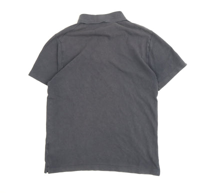 Jigsaw Men's Grey Short Sleeve Polo Shirt S