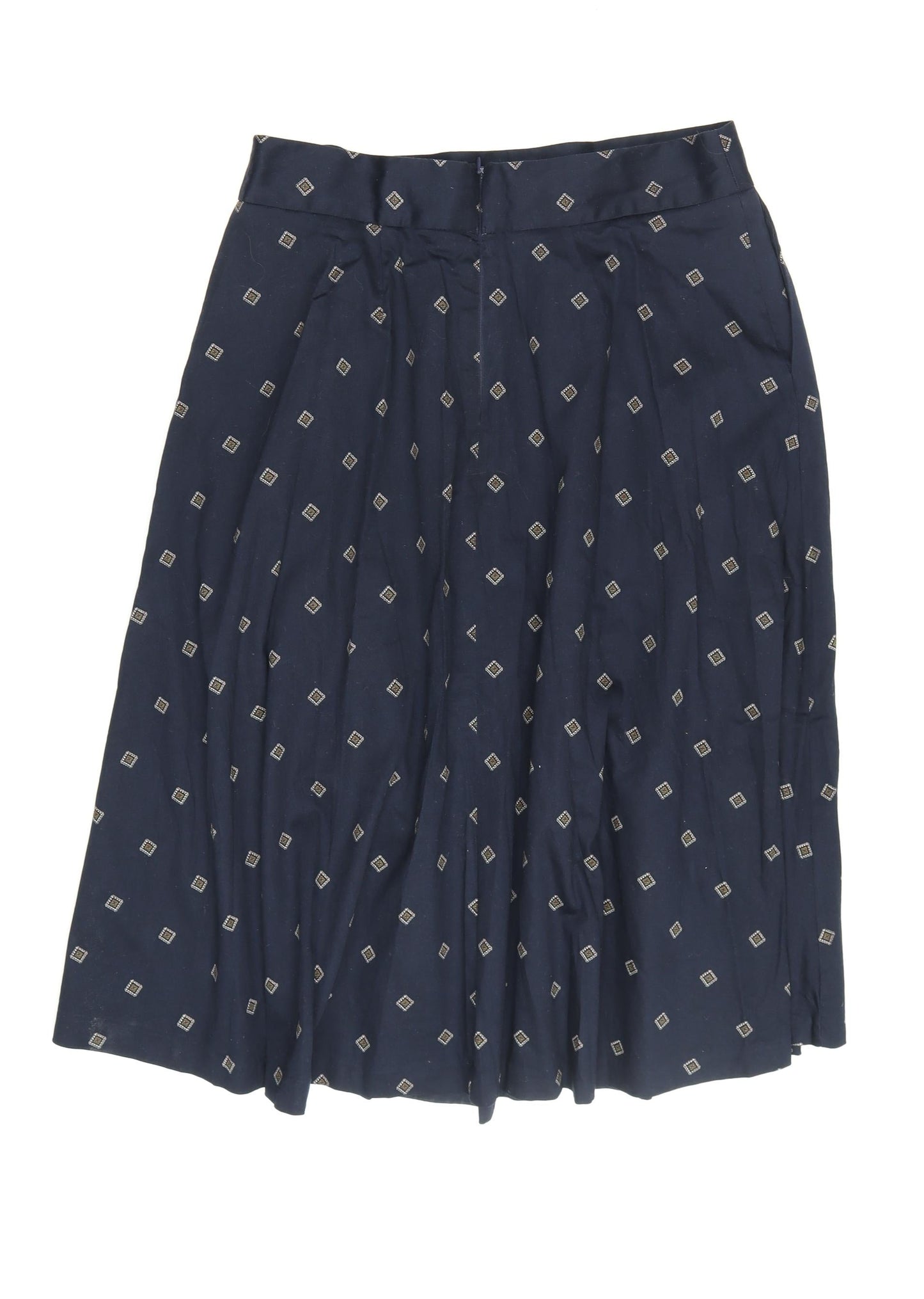 Marks and Spencer Women's Blue Midi Pleated Skirt Size 16