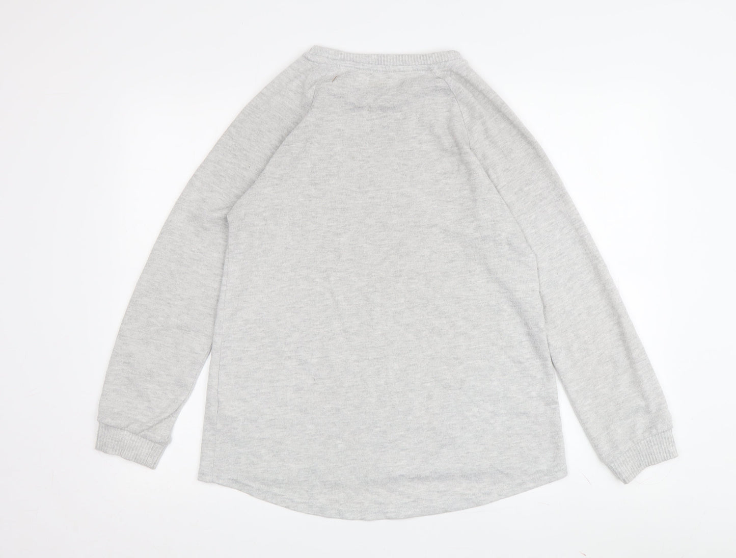 Womens UK Size XS Stranger Things Grey Basic T-Shirt