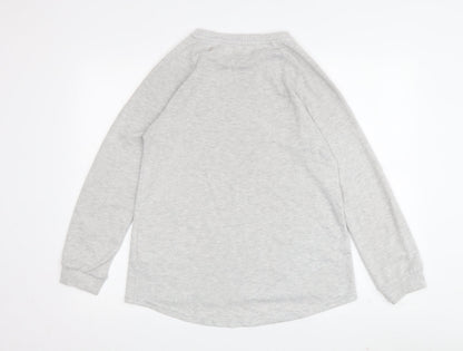 Womens UK Size XS Stranger Things Grey Basic T-Shirt