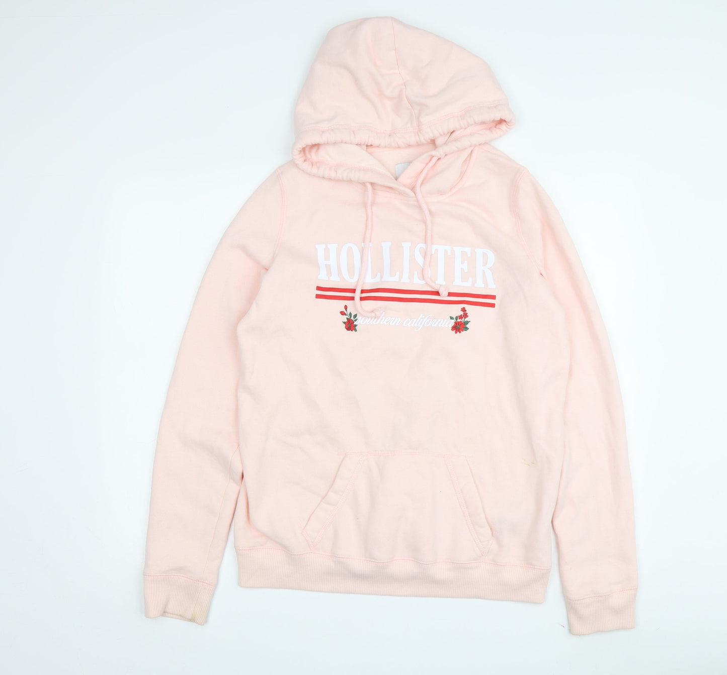 Hollister Women’s Pink Hoodie Medium - Casual Pullover