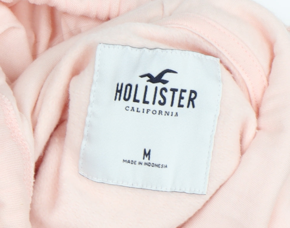 Hollister Women’s Pink Hoodie Medium - Casual Pullover