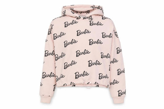 Womens UK Size XS Barbie Pink Pullover Hoodie