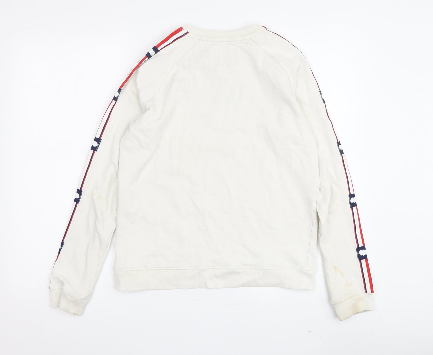 Zoe Karssen Women's Beige Logo XS Sweatshirt Pullover