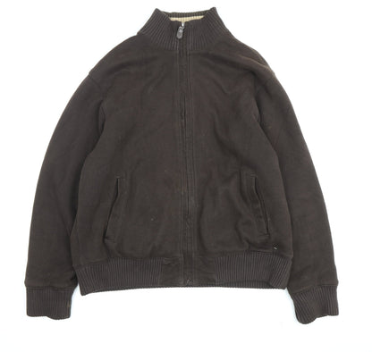 Mens UK Size L Marks and Spencer Brown Bomber Jacket