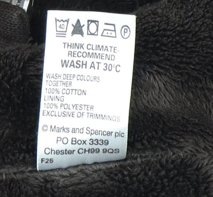 Mens UK Size L Marks and Spencer Brown Bomber Jacket