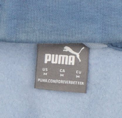 Puma Blue Full Zip Hoodie Unisex M