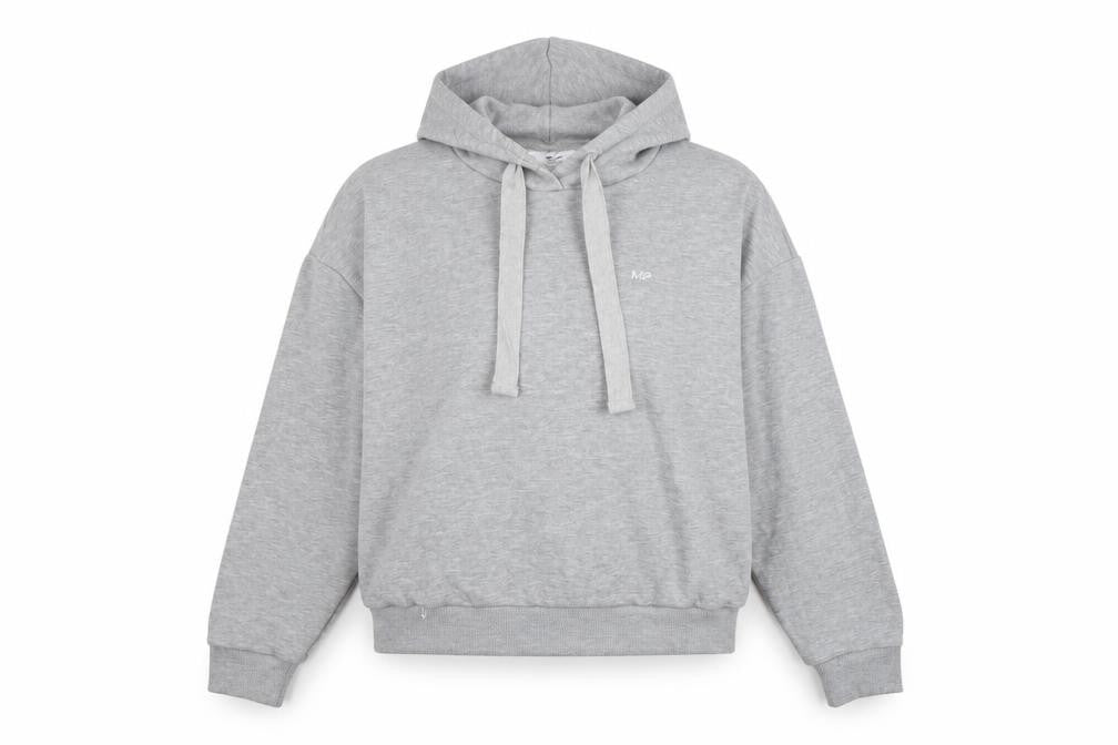 Womens UK Size M MP Grey Pullover Hoodie