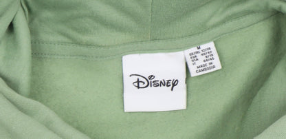 Unisex Adults UK Size M Disney Green Pullover Hoodie
