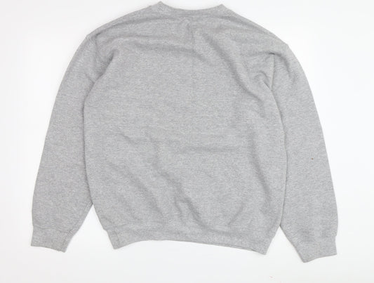 Womens UK Size M Harry Potter Grey Pullover Sweatshirt