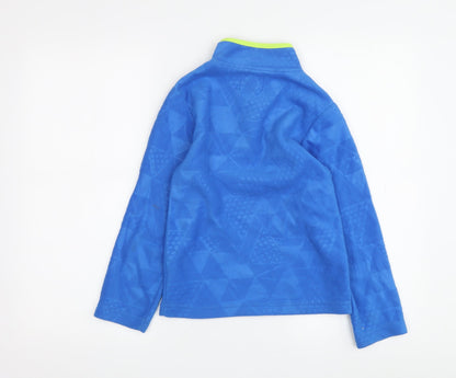Mountain Warehouse Boys Blue Fleece Henley Sweatshirt 7-8 Years