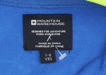 Mountain Warehouse Boys Blue Fleece Henley Sweatshirt 7-8 Years