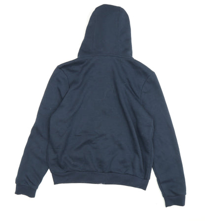 Slazenger Girls Blue Full Zip Hoodie 13 Years with Logo