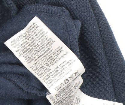 Slazenger Girls Blue Full Zip Hoodie 13 Years with Logo