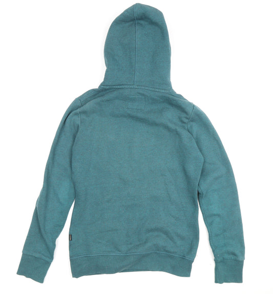 Superdry Women's Green Pullover Hoodie Size S