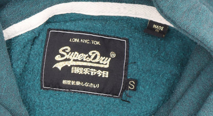 Superdry Women's Green Pullover Hoodie Size S