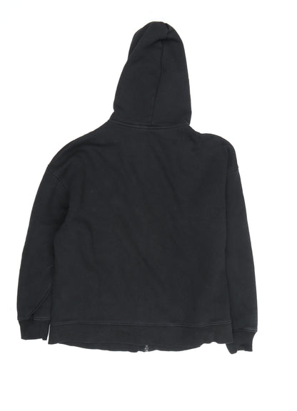 Mens UK Size L Gym King Black Full Zip Hoodie