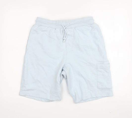 Red Herring Men's Blue Sweat Shorts, Size S, Casual Style