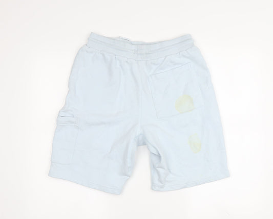 Red Herring Men's Blue Sweat Shorts, Size S, Casual Style