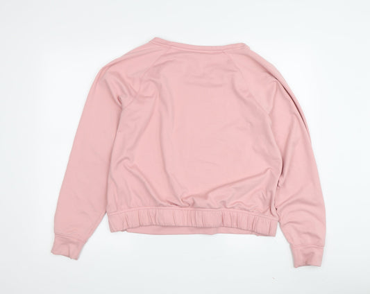 Puma Women's Pink Casual Pullover Top Size 10