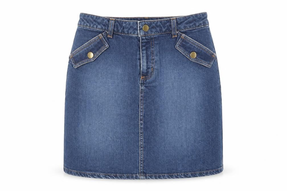 Womens UK Size 2 Banana Republic Straight & Pencil Denim Skirt