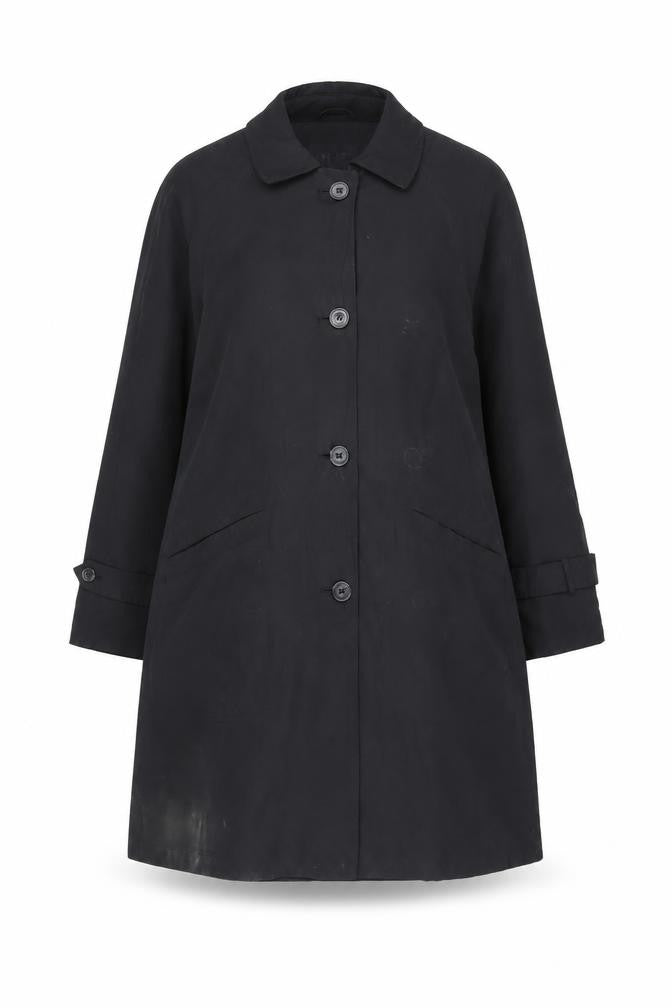 Womens UK Size 8 Alexon Black Overcoat