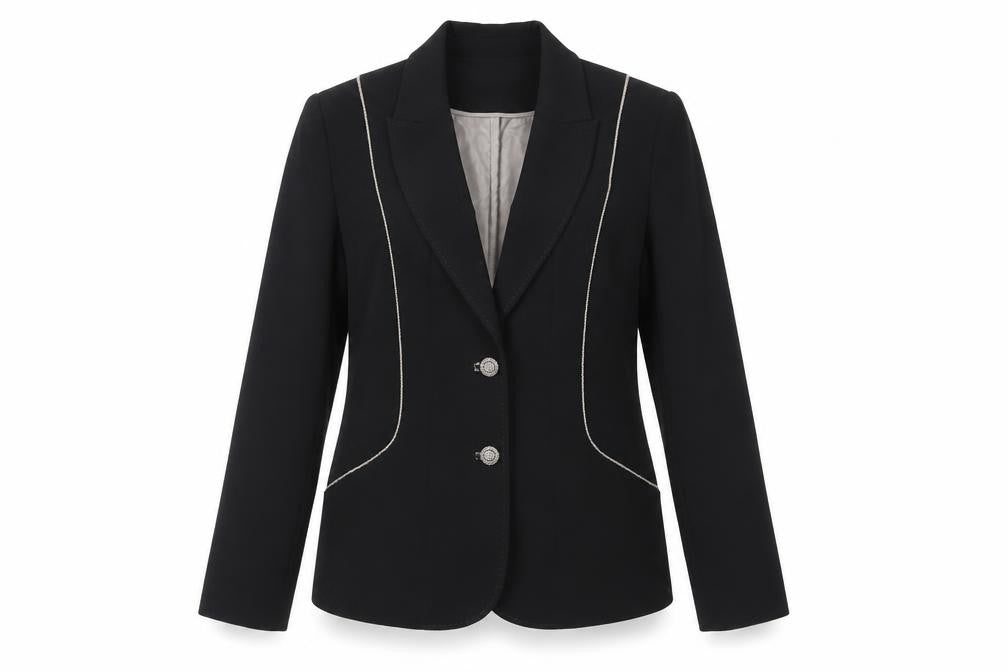 Womens UK Size 10 Jacques Vert Regular Black Blazer