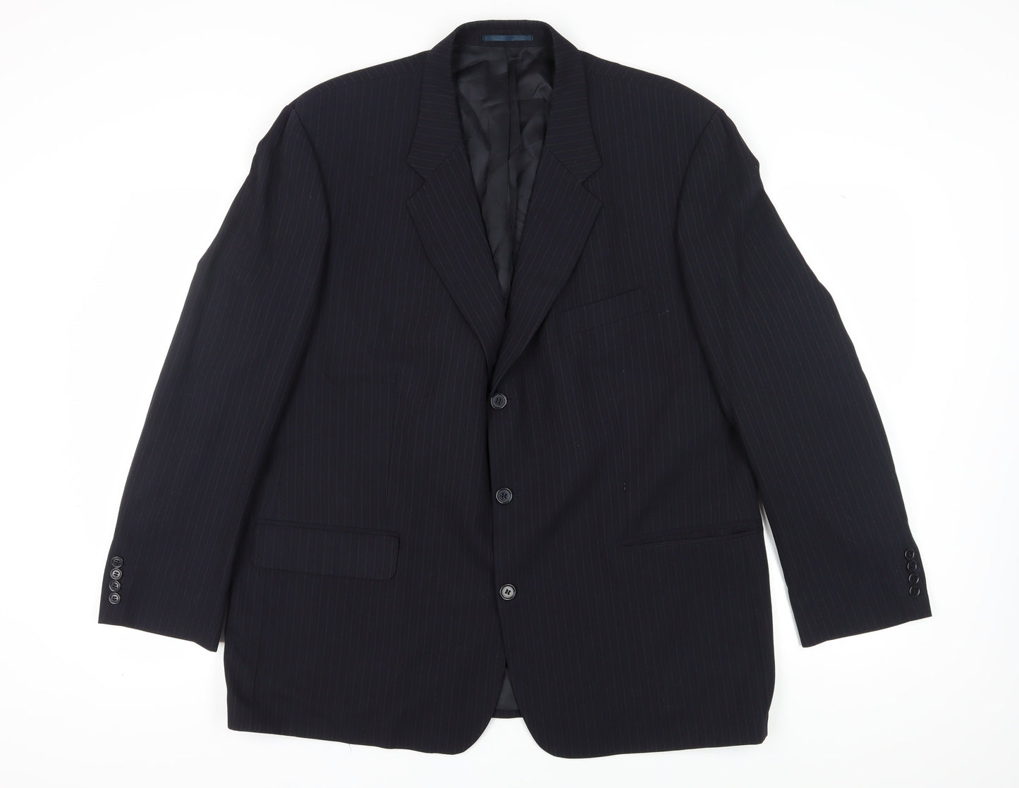 Mens UK Size 48 Pierre Cardin Regular Blue Suit Jacket