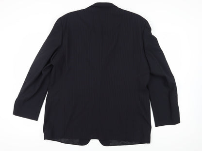 Mens UK Size 48 Pierre Cardin Regular Blue Suit Jacket