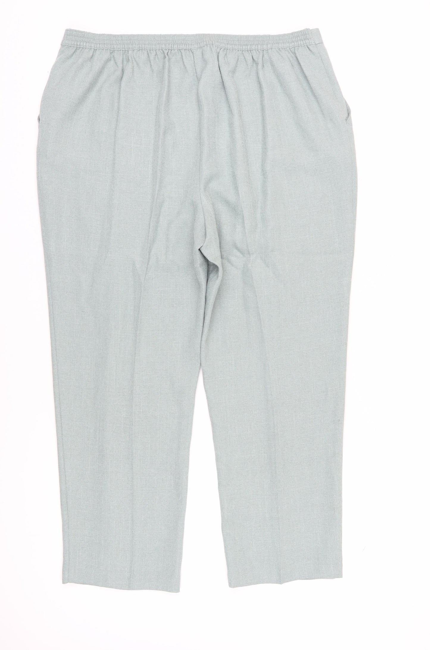 Womens UK Size 22 Honor Millburn Regular Fit Dress Pants Grey Trousers