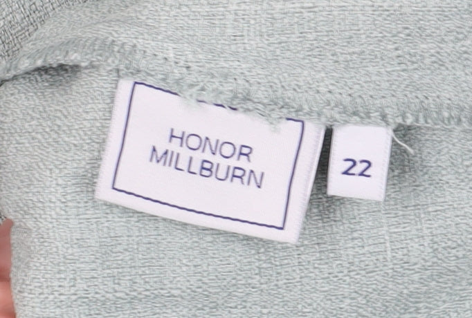 Womens UK Size 22 Honor Millburn Regular Fit Dress Pants Grey Trousers