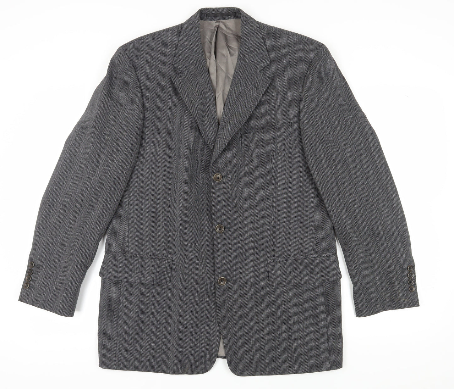 Mens UK Size 40 Van Gils Regular Grey Suit Jacket