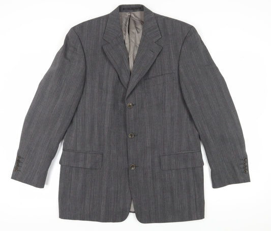 Mens UK Size 40 Van Gils Regular Grey Suit Jacket