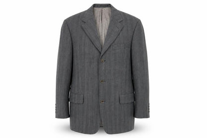 Mens UK Size 40 Van Gils Regular Grey Suit Jacket